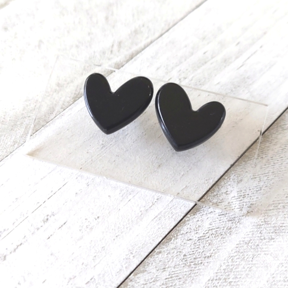 Clara Colorful Heart Studs 13